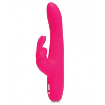 Happy Rabbit Slimline Curve Rechargeable Vibrator in Pink