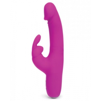 Happy Rabbit Slimline Realistic Purple Vibrator