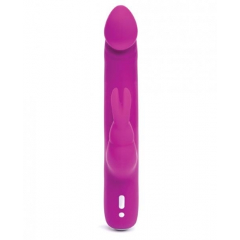 Happy Rabbit Slimline Realistic Purple Vibrator