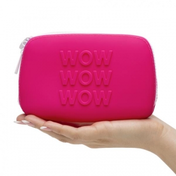 Happy Rabbit WOW Small Silicone Zip Storage Bag - Ultimate Discretion