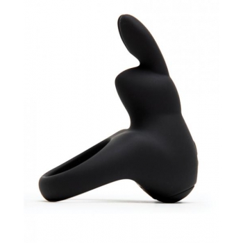 Happy Rabbit Rechargeable Rabbit Cock Ring Black