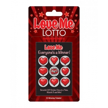 Love Me Lotto - 12 Winning Tickets