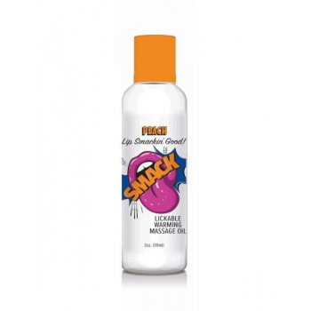 Smack Peach 2 Oz Warming Massage Oil