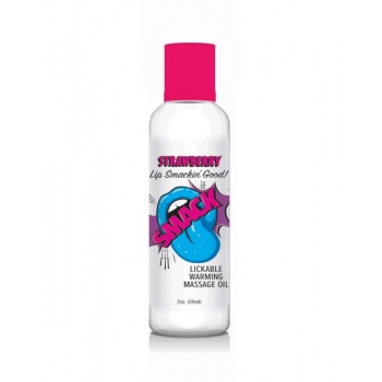 Smack Strawberry Warming Massage Oil - Sensual Experience