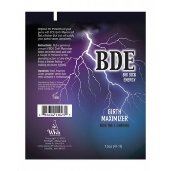 Bde Girth Maximizer 1.5 Oz