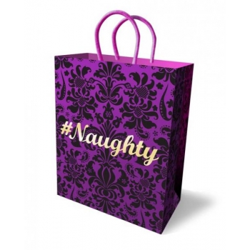 #Naughty Gift Bag Purple 10 inches - A Fun Way to Present Your Gifts