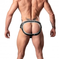 Marble Mesh Moonshine Jock Black L/Xl