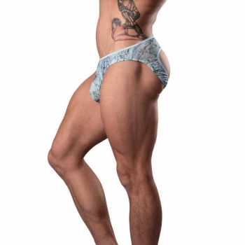 Marble Mesh Moonshine Jock Light Blue L/XL