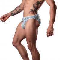 Marble Mesh Moonshine Jock Light Blue S/m