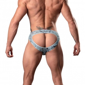 Marble Mesh Moonshine Jock Light Blue S/m