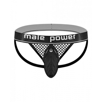 Cock Pit Cock Ring Jock Strap - Black L/XL