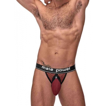 Cock Pit Cock Ring Jock Burgundy L/Xl