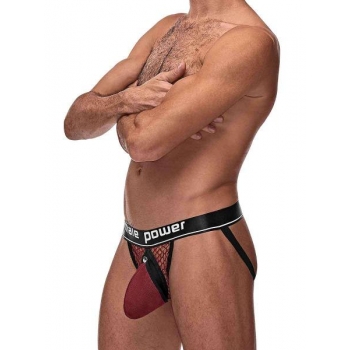 Cock Pit Cock Ring Jock Burgundy S/m