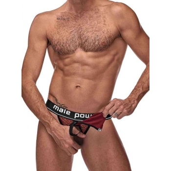 Cock Pit Cock Ring Jock Burgundy S/m