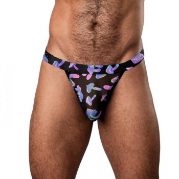 Male Power Hazy Dayz Micro Thong - Mushroom L/XL