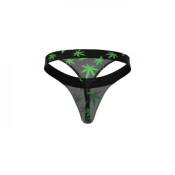 Hazy Dayz Micro Thong Potleaf L/XL