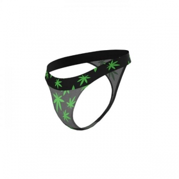 Hazy Dayz Micro Thong Potleaf L/XL