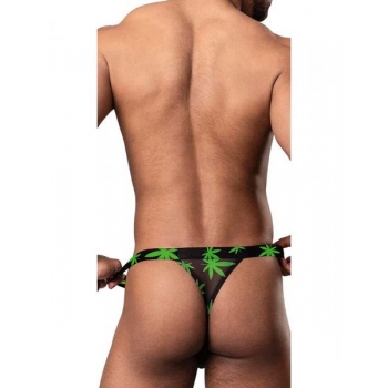 Hazy Dayz Micro Thong Potleaf S/M