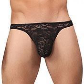 Male Power Bong Thong - Black L/XL