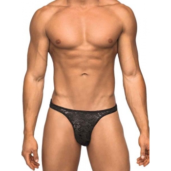 Male Power Bong Thong - Black L/XL