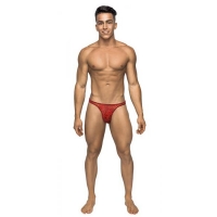 Male Power Bong Thong Red L/XL