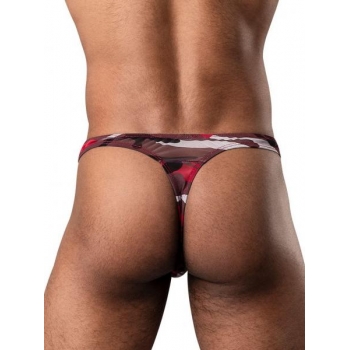 Cumouflage Bong Thong Red S/m