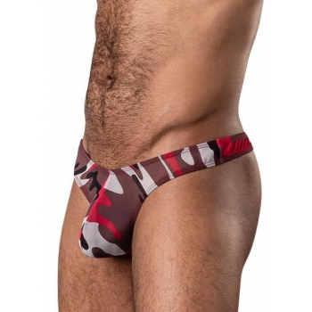 Cumouflage Bong Thong Red S/m