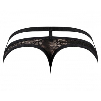 Lucifer Cutout Thong Black L/Xl