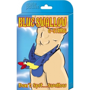 Blue Swallow Posing Strap Novelty O/S