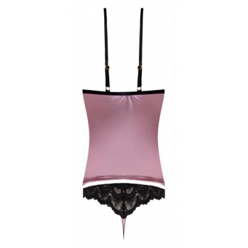 Sensual Desires Cami & Cheeky Panty Mauve L/xl