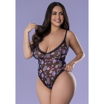 Hazy Dayz Teddy - Plus Size Seductive Lingerie