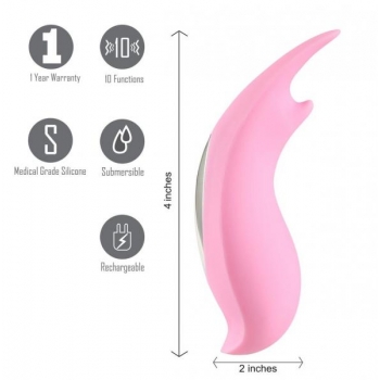 Maia Toys Sera USB Clitoral Lay-On Vibrator