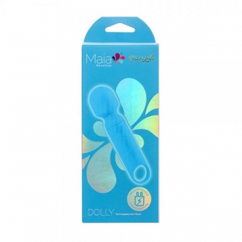 Dolly Blue Silicone Mini Wand - Rechargeable