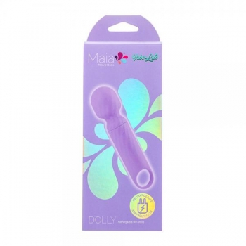 Dolly Purple Silicone Mini Wand Rechargeable