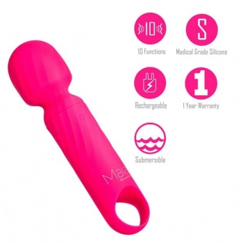 Dolly Pink - Silicone Mini Wand - Rechargeable