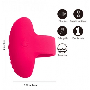 Ruby Rechargeable Vibrating Ring