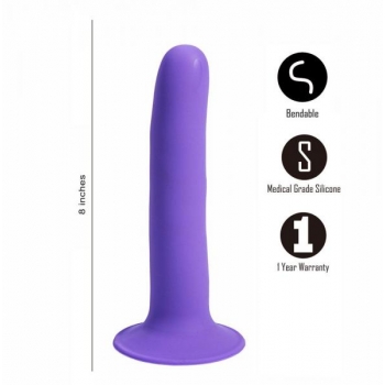 Marin 8-Inch Posable Silicone Dong