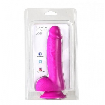 Josi 8 inches Realistic Silicone Dong Purple