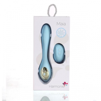 Harmonie Rechargeable Dual Vibrator - Teal Silicone