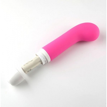 Ava Silicone G-Spot Vibe - Neon Pink