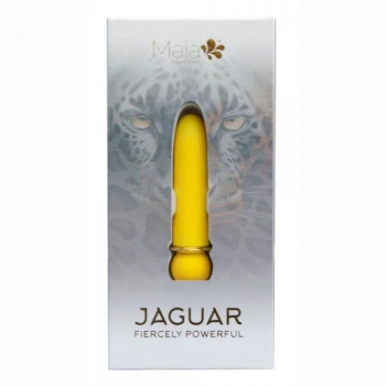 Jaguar Powerful Rechargeable Bullet - Yellow 4 Inch