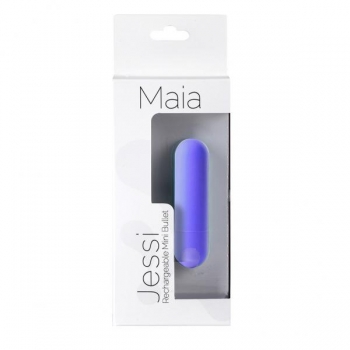 Jessi Mini Bullet Vibrator - Rechargeable Purple Power