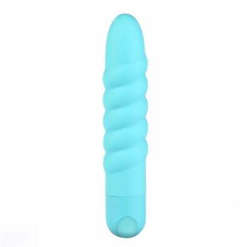 Lola Rechargeable Twisty Bullet Vibrator Teal