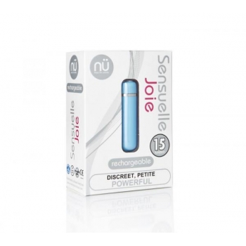 Sensuelle Joie Bullet Vibrator - 15 Function Blue