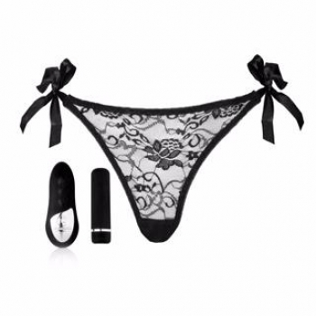 Sensuelle Pleasure Panty - Black with Remote Control