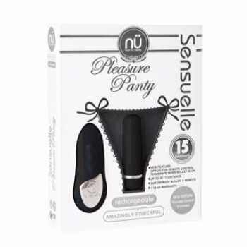 Sensuelle Pleasure Panty - Black with Remote Control