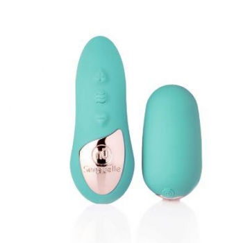 Sensuelle Remote Control Petite Egg Vibrator Teal Blue