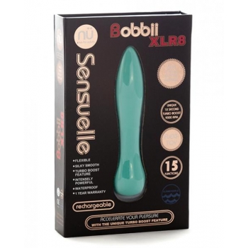 Sensuelle Bobbii Flexible Vibe XLR8 Turbo Boost Blue