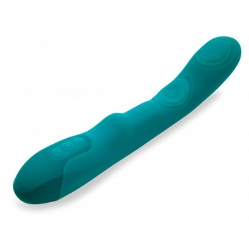 Sensuelle Vivi Double Tapping Vibrator - Emerald Green