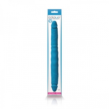 Colours Double Pleasures Blue Dildo